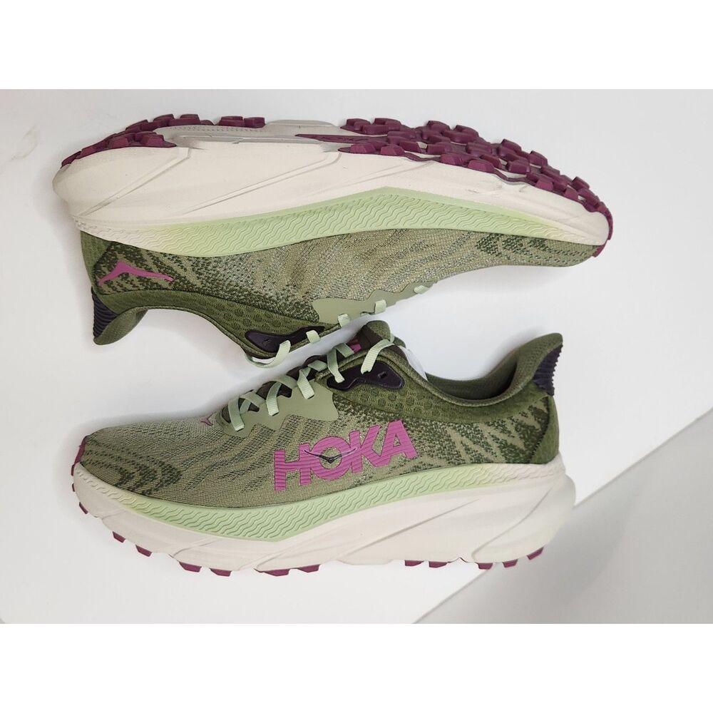 HOKA Challenger ATR 7 Women’s 11B Forest Floor Beetroot Running Shoes - Picture 6 of 11
